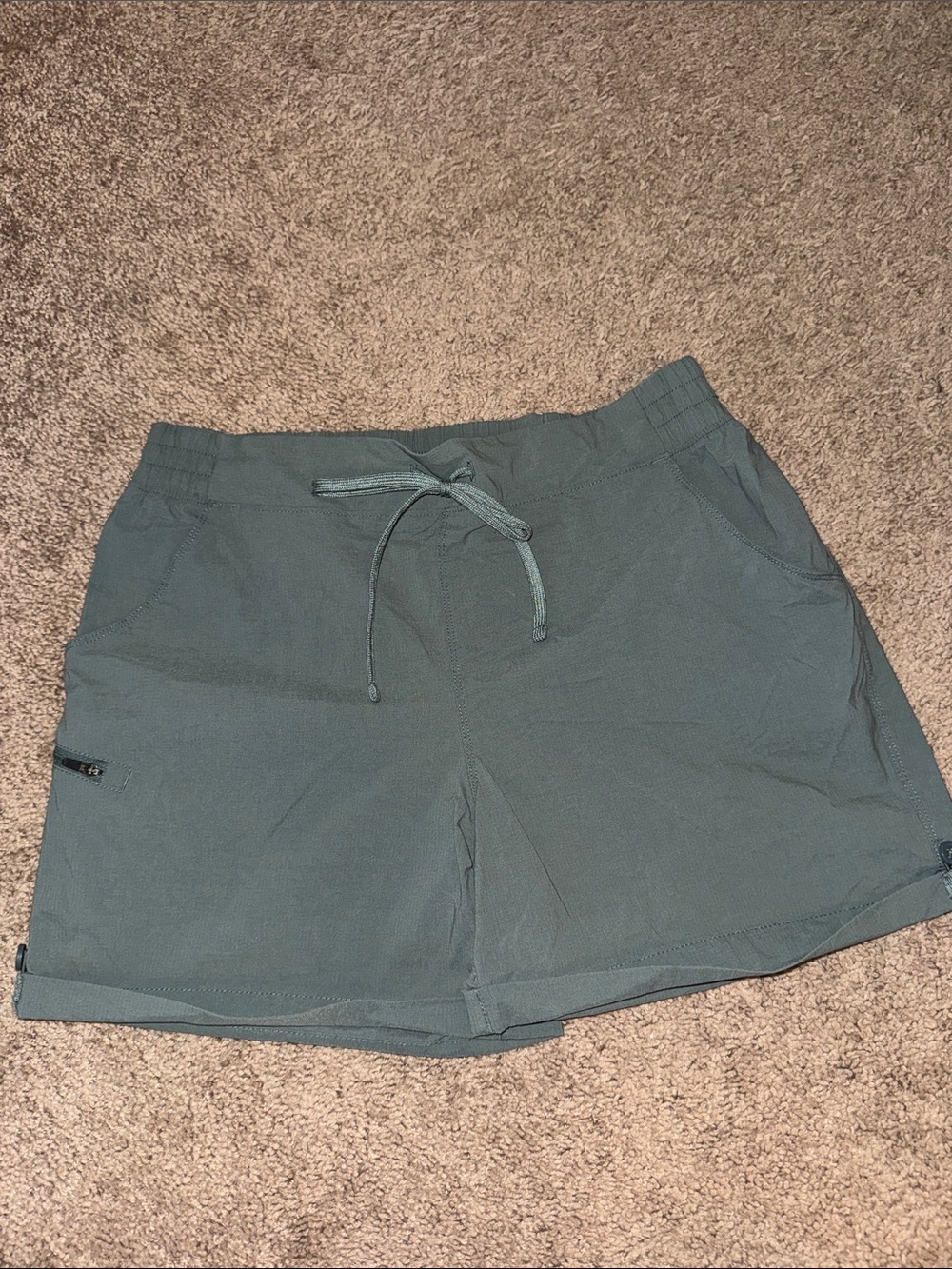 Eddie Bauer green Drawstring Bermuda Shorts